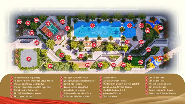 26+ tiện ích Khu C